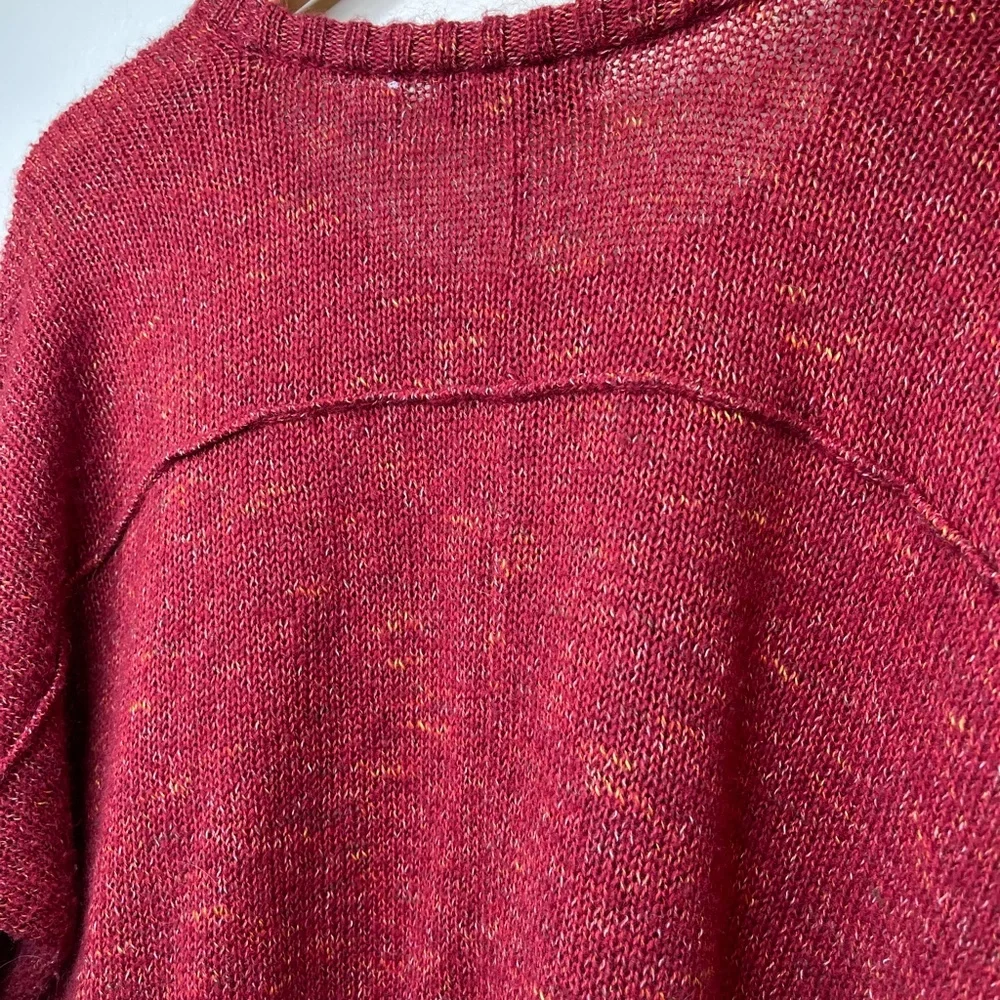 Kersh | Crew Neck Long Sleeve Exposed Seams Chunky VSCO Knit Sweater